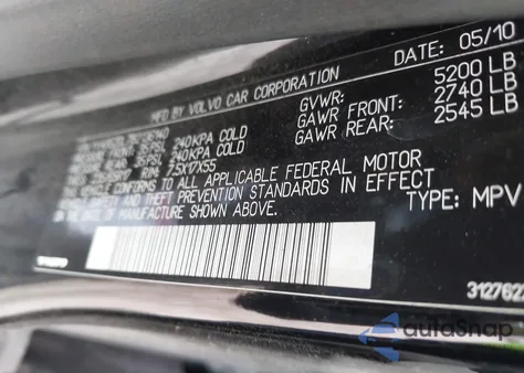 2011 Volvo Xc60 from USA, damaged, VIN YV4952DL7B2136140